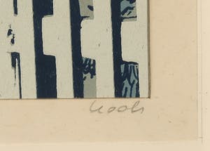 Leo Kools - Zeefdruk, Ierland - Ingelijst kopen? Bied vanaf 35!