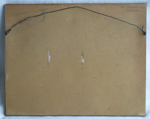 Bert Robbe - Ingelijste aquarel , Oud Commandeurshuisje Ameland – 1934 kopen? Bied vanaf 50!