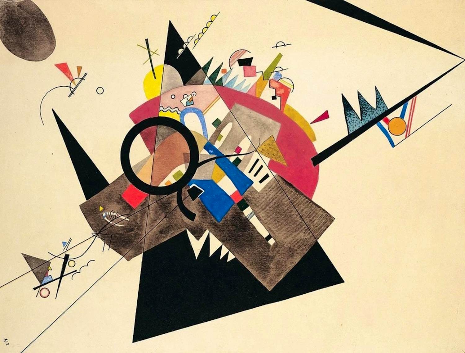Wassily Kandinsky - Schwarzes Dreieck kopen? Bied vanaf 65!