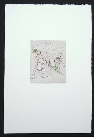 Henk Visch - Handgekleurde ets, De weg, Voortgang in doorzichtigheid nr. 3 kopen? Bied vanaf 1!