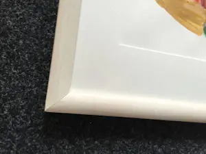 John Lie a Fo - 'Figuur met hond' - Gouache, Prachtig Ingelijst - Groot Werk kopen? Bied vanaf 180!