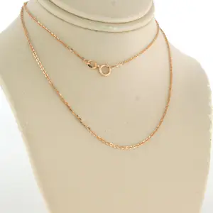 14k rosé gouden collier - 45 cm lang kopen? Bied vanaf 65!