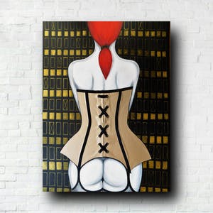 Natia Antadze - "Frau mit Korsett" kopen? Bied vanaf 130!