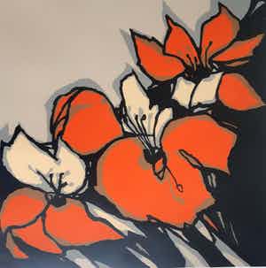 Fon Klement - Les Fleurs Rouges verkocht voor € 135!