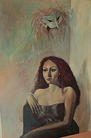 Niet of onleesbaar gesigneerd - "Wicked Woman" - Italiaans/Venetiaanse school - Gesigneerd - Groot kopen? Bied vanaf 1!