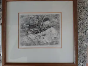 Wout van Vliet - stilleven met tekening kopen? Bied vanaf 20!