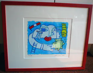 Hannes Kuiper - Geen titel -zeefdruk 2001- kopen? Bied vanaf 20!