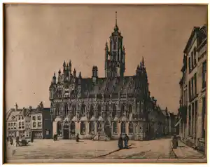Marius Janssen - Stadhuis te Middelburg provincie Zeeland verkauft für € 50!
