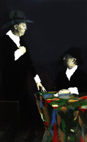 Ger van Elk - Western Stylemasters, zeefdruk op fotolitho (ingelijst, groot!) kopen? Bied vanaf 1000!