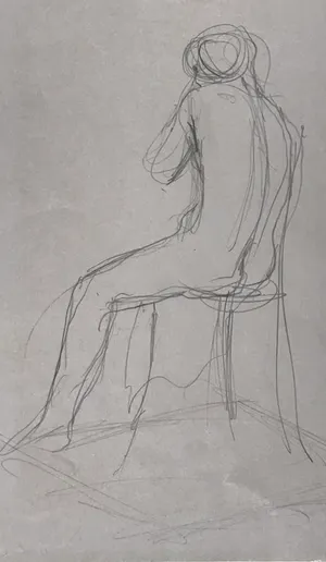 Paul Smolders - Mooie originele potloodtekening - naakt - Dubbel gesigneerd kopen? Bied vanaf 55!