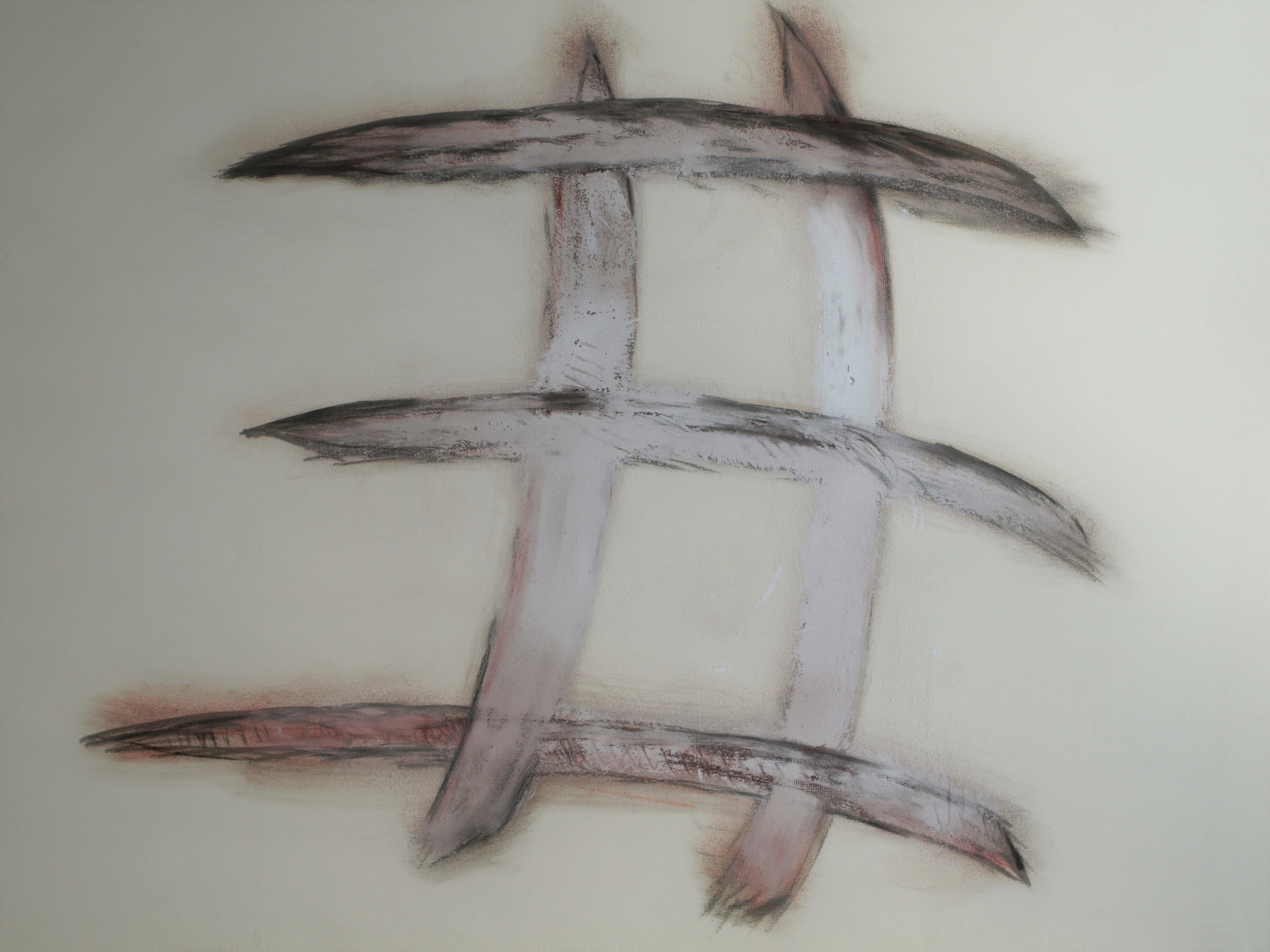 Niet of onleesbaar gesigneerd - Pastel , Abstracte compositie – 72 x 102 cm - 1985 kopen? Bied vanaf 1!
