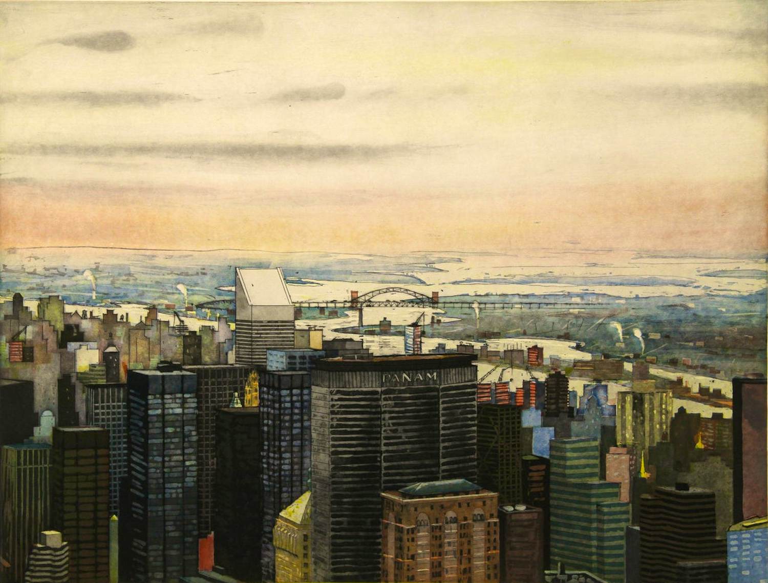 Buy Daniel Morper - „METROPOLIS" Radierung - Auflage von 100 - signiert - (106 x 75 cm)? Bid from 500!