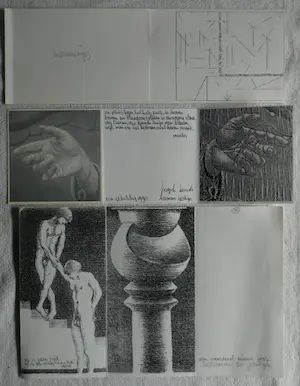 Herman Gordijn - 19 Nieuwjaarskaarten (1975-2017) met gedicht M. Vasalis ; 6x handgesigneerd kopen? Bied vanaf 1!