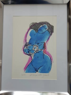 Corneille - 1922-2010 litho naakt in lijst handgesigneerd,genummerd en gedateerd kopen? Bied vanaf 100!