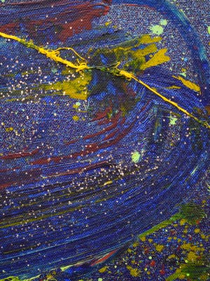 Niet of onleesbaar gesigneerd - Abstracte Paarse Vogel kopen? Bied vanaf 1!