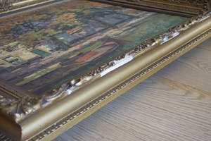 Ben Viegers - olieverf op doek, boerderij kopen? Bied vanaf 500!