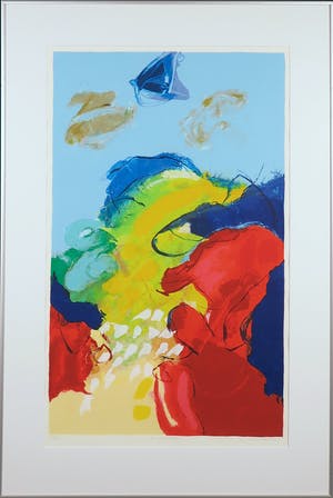 Henk van Vessem - Zeefdruk, Twenty four hours II - Ingelijst kopen? Bied vanaf 1!