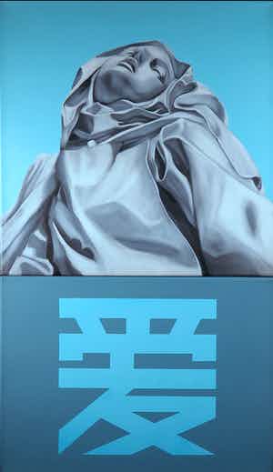 Jan Bollaert - Acryl op doek, Divine extacy I (Groot) verkocht voor € 60!