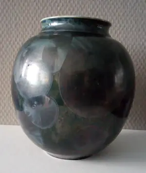 Sid Oakley - Vaas - Kristallijn glazuur - Handgesigneerd kopen? Bied vanaf 50!