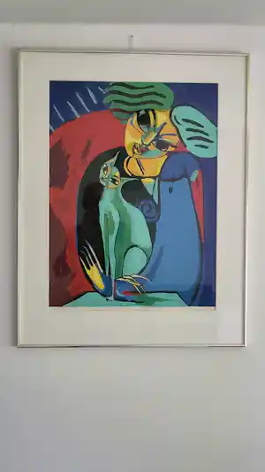 Paul Elshout - Vrouw met kat verkocht voor € 80!