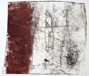 Anton Heyboer - Figuren, ets verkocht voor € 150!