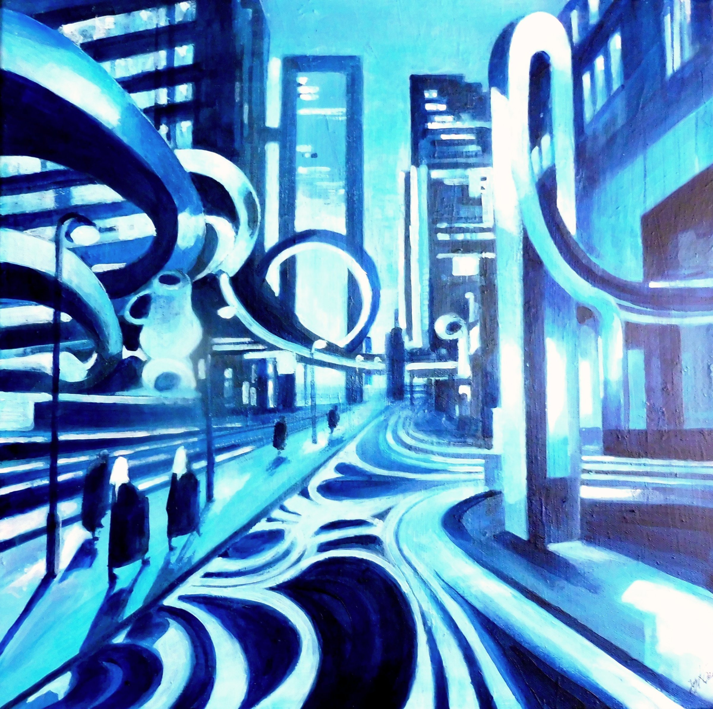Buy Koen De Weerdt - Blue City N°2? Bid from 360!
