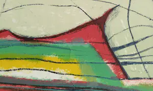 Corneille - 'Au bord d'une plage noire' -gesigneerde ingelijste litho kopen? Bied vanaf 129!