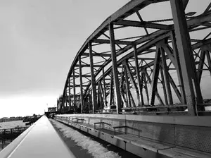 Pieter Pander - Spoorbrug over IJssel bij Zutphen kopen? Bied vanaf 1150!