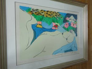 Walasse Ting - GEISHA / KLEURZEEFDRUK / 100x128cm / KADER / SIG / 1985 kopen? Bied vanaf 475!
