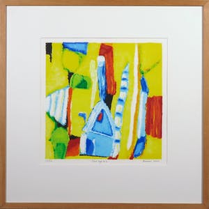 Saskia Bremer - Zeefdruk, New age b.3. - Ingelijst kopen? Bied vanaf 1!