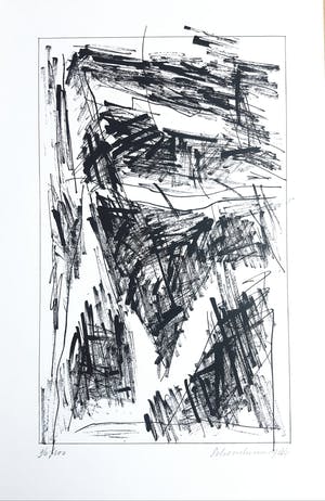 Jan Schoonhoven - Jan Schoonhoven 1914-1994 originele handgesigneerde,genummerde litho uit 1987 kopen? Bied vanaf 250!