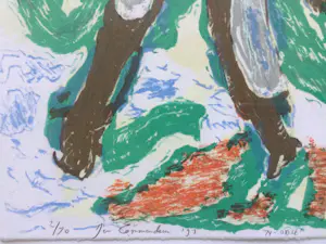 Jan Commandeur - "N-OOST" | kleuren litho (2/70) - ingelijst kopen? Bied vanaf 50!