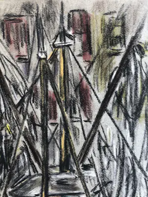 Niet of onleesbaar gesigneerd - Havengezicht (+bonus) kopen? Bied vanaf 1!