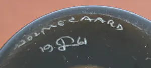 Per Lutken - Vintage olijf groen cilinder vaasje - Holmegaard kopen? Bied vanaf 28!