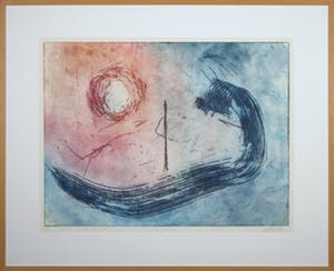 Ad Arma - Kleurenets, Day and night, drifting - Ingelijst (Groot) kopen? Bied vanaf 1!