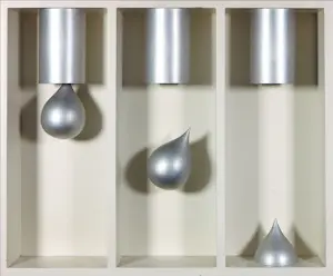 Jeroen Henneman - Wandobject, Vallende druppel kopen? Bied vanaf 1000!