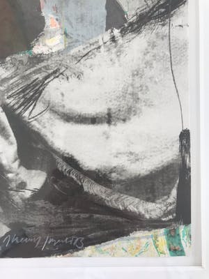 Miguel Ybanez - Gesigneerde Collage uit 1983 - 85/90 - Modern ingelijst kopen? Bied vanaf 65!