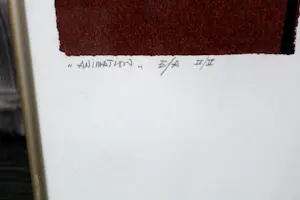 Fon Klement - Ingelijste boardsnede: "Enchantement" kopen? Bied vanaf 100!