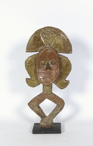 Kota - Reliekbeeld van hout en koper kopen? Bied vanaf 1!