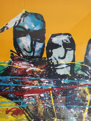 Herman Brood - Five indians (zeer groot) kopen? Bied vanaf 695!