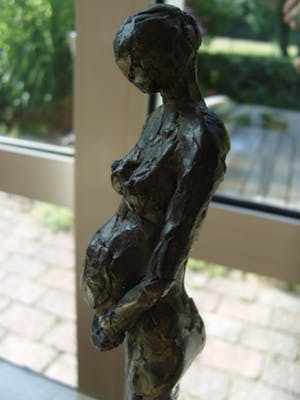 Brons (Onbekend) - "zwanger" Topbeeldje!! kopen? Bied vanaf 150!