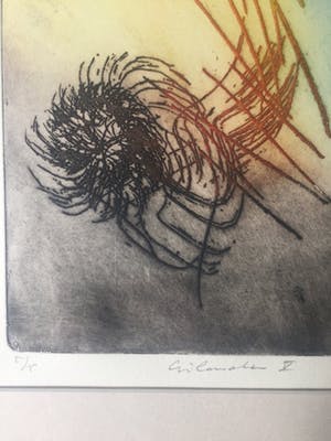 Ad Arma - "Eilanden 5" - Ets, Ingelijst, Oplage van slechts 5 stuks kopen? Bied vanaf 120!