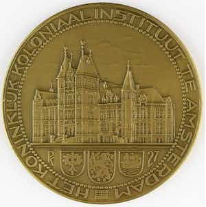 Jacob Jan van Goor - Bronzen penning: Koloniaal Instituut, 1926 verkocht voor € 50!