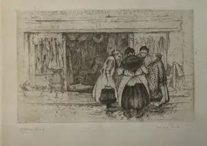 Anton Pieck - Figuren in de Jordaan, Amsterdam, eigen druk, handgesigneerd kaufen? Bieten Sie von 120!