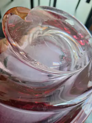 Val-Saint-Lambert - zware roze schaal kopen? Bied vanaf 125!