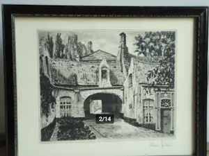 Albert Goethals - Oud huisje aan ingangspoort van het begijnhof van Brugge kaufen? Bieten Sie von 20!