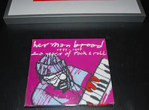 AcheterHerman Brood - Ik, de pianoman - zeefdruk -&- dubbel-CD met boekje? Enchérissez de 50!