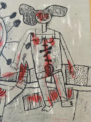 Corneille - 1969 - Soleil d'aube - Antieke Litho - Zeldzaam kopen? Bied vanaf 599!