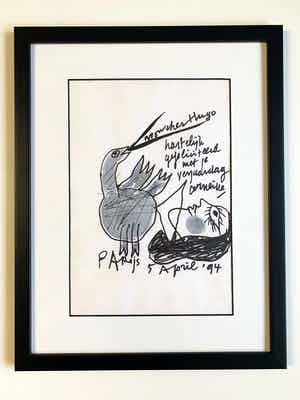 Corneille - "Mijn beste Hugo Claus - Parijs 5 april '94 verkocht voor € 950!