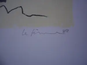 Charlotte le Fevre - litho, zonder titel, hand gesigneerd, 1988 kopen? Bied vanaf 20!